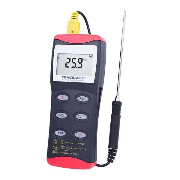 Traceable Thermocouple Thermometer with